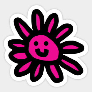 Daisy with a Face Sticker